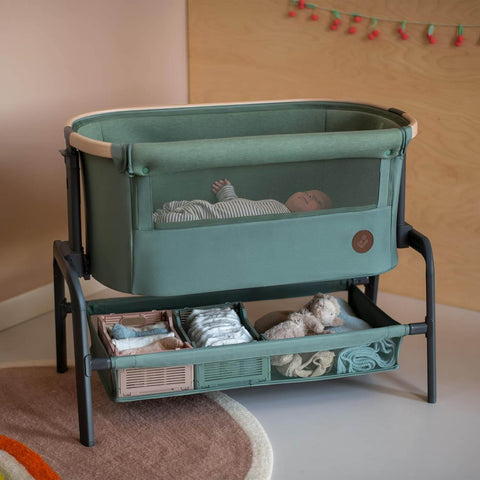 Baby Co-Sleeper Cot with Adjustable Heights (0–6m)