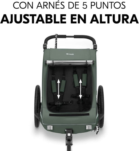 2-Seater Child Bike Trailer & Stroller