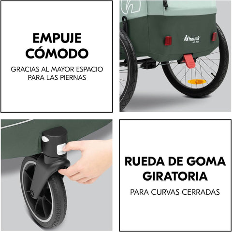 2-Seater Child Bike Trailer & Stroller